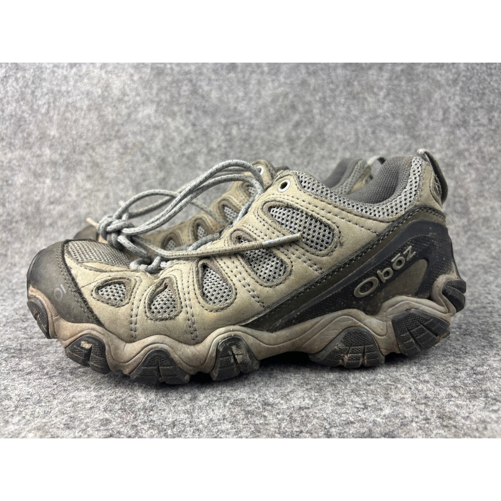 Oboz Sawtooth Low Hiking Shoes Womens 9 Gray Trail Outdoor Sneakers